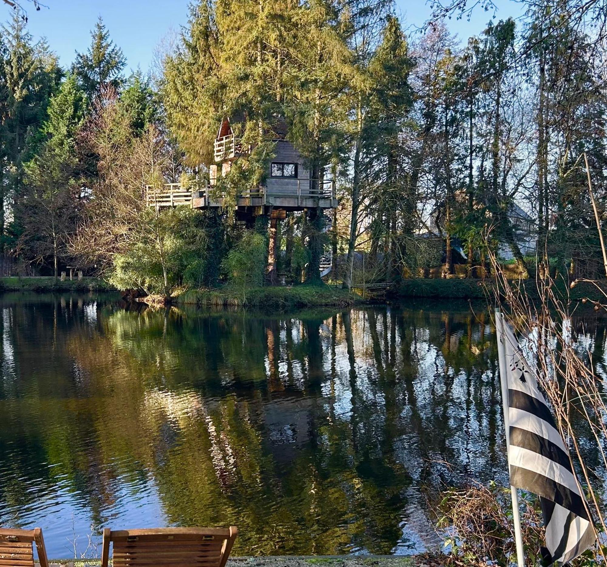 Les Cabanes De Koad'Dour - Sejour Spa Dans Les Arbres Les Portes du Coglais Экстерьер фото