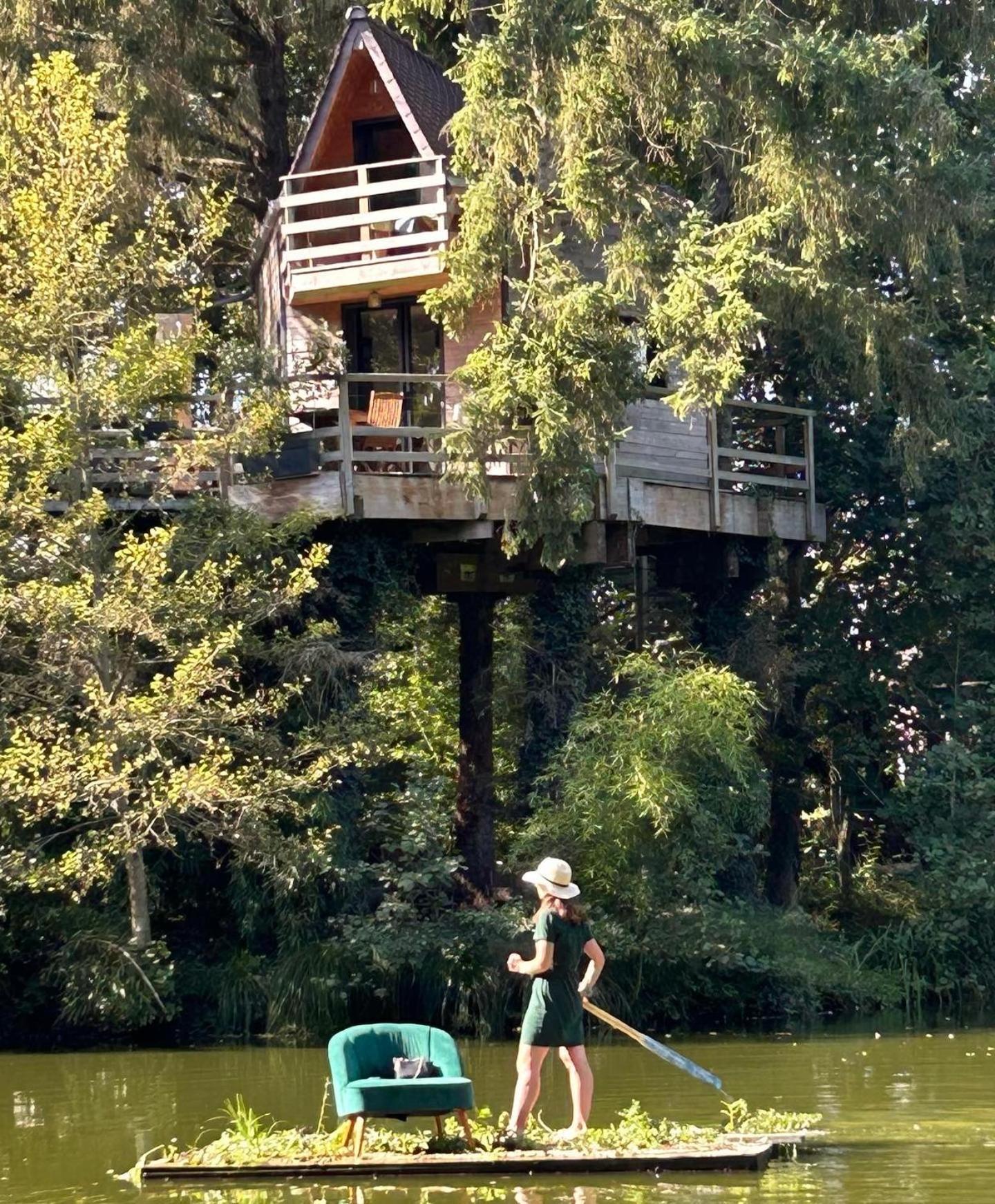 Les Cabanes De Koad'Dour - Sejour Spa Dans Les Arbres Les Portes du Coglais Экстерьер фото